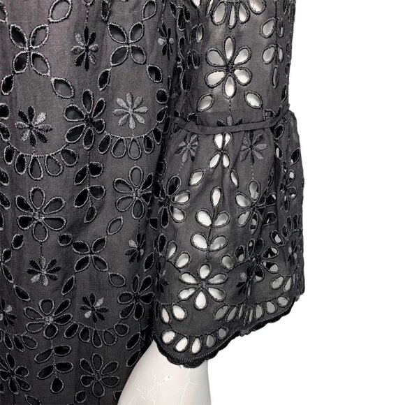 NWT J. CREW Scalloped Eyelet Lace Cutout Lace Shift Dres - Picture 9 of 10